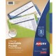 AVE-SEP-11902 / 11902 Separador Plastico Carta 5 Divisiones Pestaña Multicolor