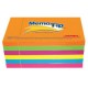 JAN-PST-6560305 / 6560305797 Nota adhesiva neon 7.62 x 12.7cm con 100 hojas