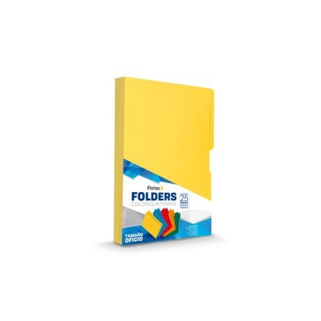 FTC-FOL-1462 / FF-1462 FOLDER INTENSO OFICIO AMARILLO C/25