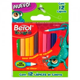 BER-COL-21186 / 2118633 Colores Berol Recreo Mini Surtidos 12pz