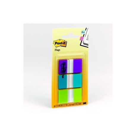 P3M-BAN-680PBG / 70071493244 BANDERITAS POST-IT 3M 1X1.5 PULG