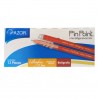 AZO-BOL-6840RO / 301.6840RO Boligrafo Pin Point Punto Ultrafino Rojo 12pz