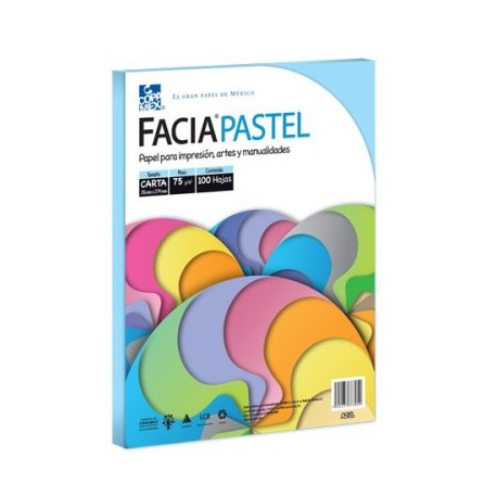 COP-PAP-ARCAZUL / D2805075011A2SE Papel facia pastel carta color azul 75 gr