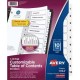 AVE-SEP-11134 / 11134 Separador Blanco Carta 10 Divisiones