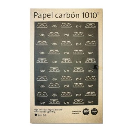 PEL-PAC-0101017 / 10101017 PAPEL CARBON 1010 HOJAS OFICIO