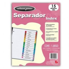 ACO-SEP-P1365 / P1365 Separador con Numeracion 15 Divisiones