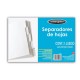 ACO-SEP-P2188 / P2188 Separador blanco 5 divisiones ACCO tamaño carta