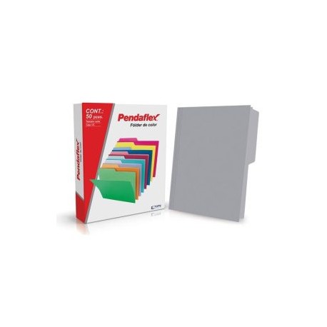 ESS-FOL-05012GR / C0050 1/2 GR FOLDER PENDAFLEX CARTA GRIS C/50