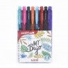 AZO-BOL-155CS8 / 305.UMN155CS8 Boligrafo Uni-Ball Punto Fino Gel Surtido 8pz