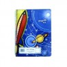 EST-CUA-C184 / 0184 Cuaderno espiral forma francesa Estrella cuadro grande 7 mm 100 hojas