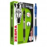 ZEB-PLU-8801 / 7501901688012 Boligrafo retráctil Zebra punto mediano color azul 1 pieza