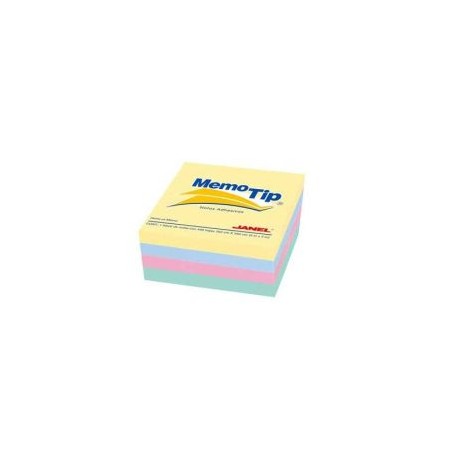 JAN-PST-303196 / 6580303196 Cubo memo tip pastel 3×3 pulg 1 block con 400 hojas