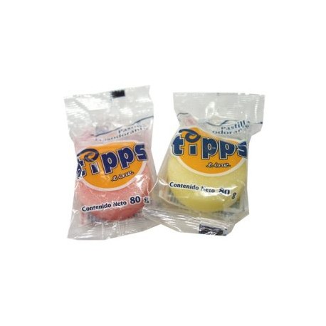 LJA-PASTIPS-TEC / QUI0074TL Pastilla redonda aromatizante Tipps 80g