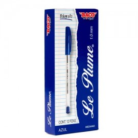 BAC-BOL-PLUMA12 / BL002 Boligrafo Le Plume Azul