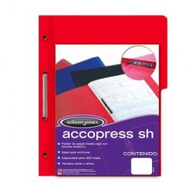 ACO-FOL-P4568 / P4568 Folder Accopress SH Oficio Rojo