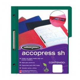 ACO-FOL-P4778 / P4778 Folder Accopress SH Oficio Verde Oscuro