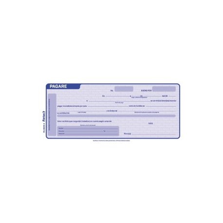 FTC-POL-PA8600A / PA-8600-A Pagar? Azul c/2 blocks