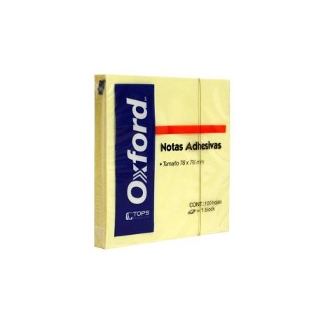 ESS-PST-74759 / 74759 NOTAS ADHESIVAS OXFORD 3X3 AMARILLO