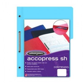 ACO-FOL-P4564 / P4564 Folder Accopress SH Oficio Azul Claro