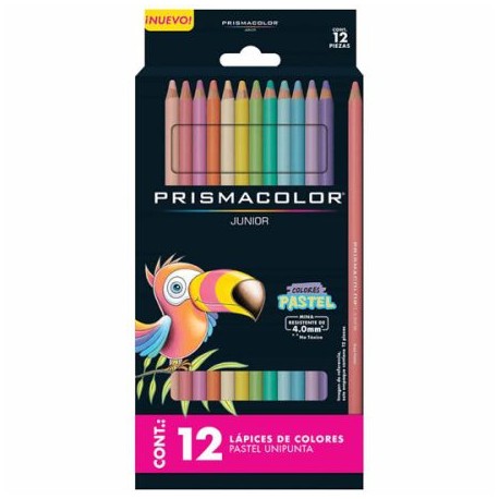 BER-COL-35896 / 2135896 Colores Prismacolor Junior Pastel 12pz