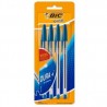 BIC-BOL-M250CA4 / 70330354364 Boligrafo Bic Punto Mediano Azul 4pz