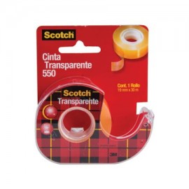 P3M-ADS-55019XD / MC900170226 Cinta 550 transparente Scotch 3M 19×30 1 pieza con despachador