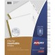 AVE-SEP-11124 / 11124 Separador Blanco Carta 5 Divisiones