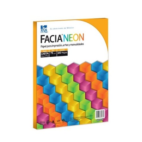 COP-PAP-NEONNAR / A8725075011A0SE PAPEL FACIA NEON CARTA COLOR NARANJA