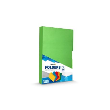 FTC-FOL-1465 / FF-1465 FOLDER INTENSO OFICIO VERDE C/25