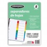 ACO-SEP-P2456 / P2456 Separador sin Numeracion 8 Divisiones