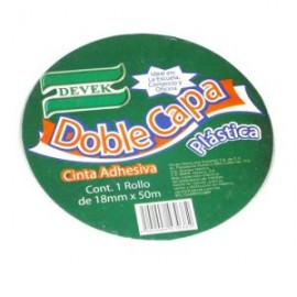 DEV-CIN-PDC103 / PDC103 CINTA DOBLE CAPA DEVEK 18 MM X 50 MTS