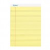 ESS-BLK-20260 / 20-260 Block Ampad carta color amarillo rayado con 50 hojas