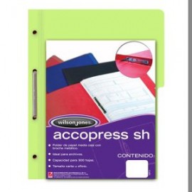 ACO-FOL-P4569 / P4569 Folder Accopress SH Oficio Verde Claro