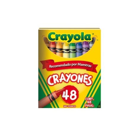 CRA-CRA-520048 / 52-0048 Crayones Est?ndar 9.21x.7.9 cm 48pz