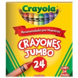 CRA-CRA-520324 / 52-0324 crayones Jumbo 10.16 x 1.12 cm 24 pz