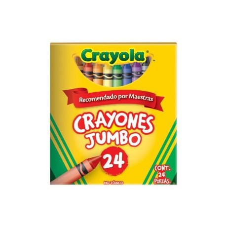 CRA-CRA-520324 / 52-0324 crayones Jumbo 10.16 x 1.12 cm 24 pz