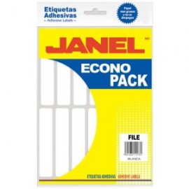 JAN-ETQ-ECO20 / E122010200 ETIQUETA BLANCA JANEL ECONOPACK NO.20