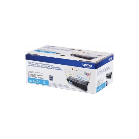 BRO-TO-TN436C / TN436C Cartucho de tóner cian original Brother
