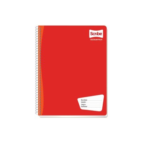 SCR-CUA-S7973 / 950 Cuaderno Scribe profesional escolar plus cuadro grande (7 mm) con 100 hojas