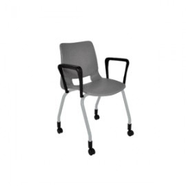 SBA-310 / SBA-310 Silla secretarial apilable bold con brazos pintada