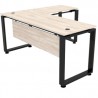 EQ-L-161-28 / EQ-L-161-28 Escritorio Quadra con Lateral 160×140 cm sin pedestal (Der./Izq.)
