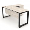 EQE-L-160 / EQE-L-160 ESCRITORIO  QUADRA CON LATERAL   (DER./IZQ.)