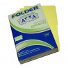 APS-FOL-L14 / L14FC Folder canario APSA tamaño carta , paquete con 100 piezas