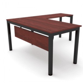 ES-L-121 / ES-L-121 Escritorio Sirion con Lateral 120×120 cm sin pedestal (Der./Izq.)