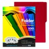 APS-FOL-L80 / L80-P Folder rojo intenso APSA tamaño carta  ,