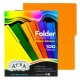 APS-FOL-L84 / L84-P Folder naranja intenso APSA tamaño carta