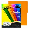 APS-FOL-L84 / L84-P Folder naranja intenso APSA tamaño carta