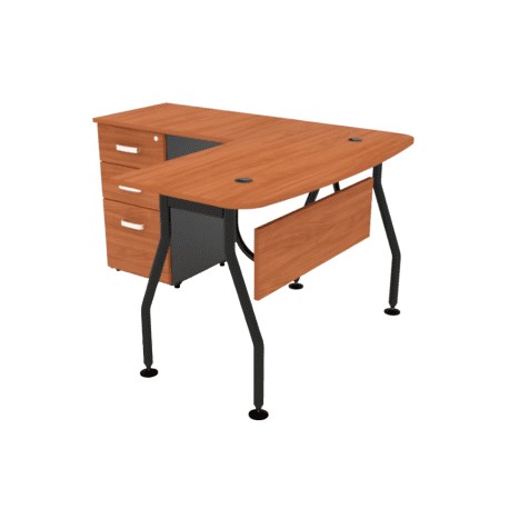 EZ-L-160-28 / EZ-L-160-28 Conjunto Operativo Zagato  con Lateral con Pedestal (Der./Izq.) 160x140cm