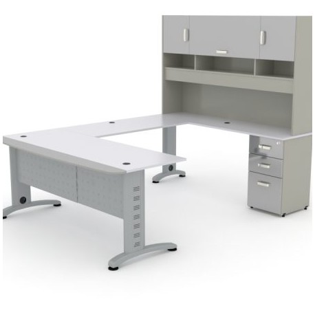 HD-SA-18 / HD-SA-18 CONJUNTO EJECUTIVO DELTA, CON LIBRERO SOBREPONER  (DER./IZQ.)