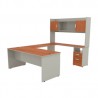 HLE-SB-18 / HLE-SB-18 Conjunto Ejecutivo Logan ECO con librero para sobreponer Modelo “B” (Der./Izq.)
